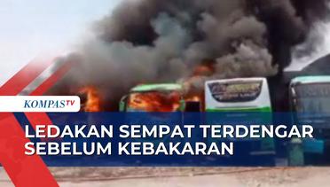 Kebakaran Garasi Bus PO Sahabat di Cirebon Diduga Akibat Korsleting dari Bus yang Diperbaiki