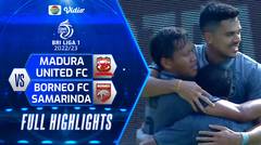 Full Highlights - Madura United FC VS Borneo FC Samarinda | BRI Liga 1 2022/2023