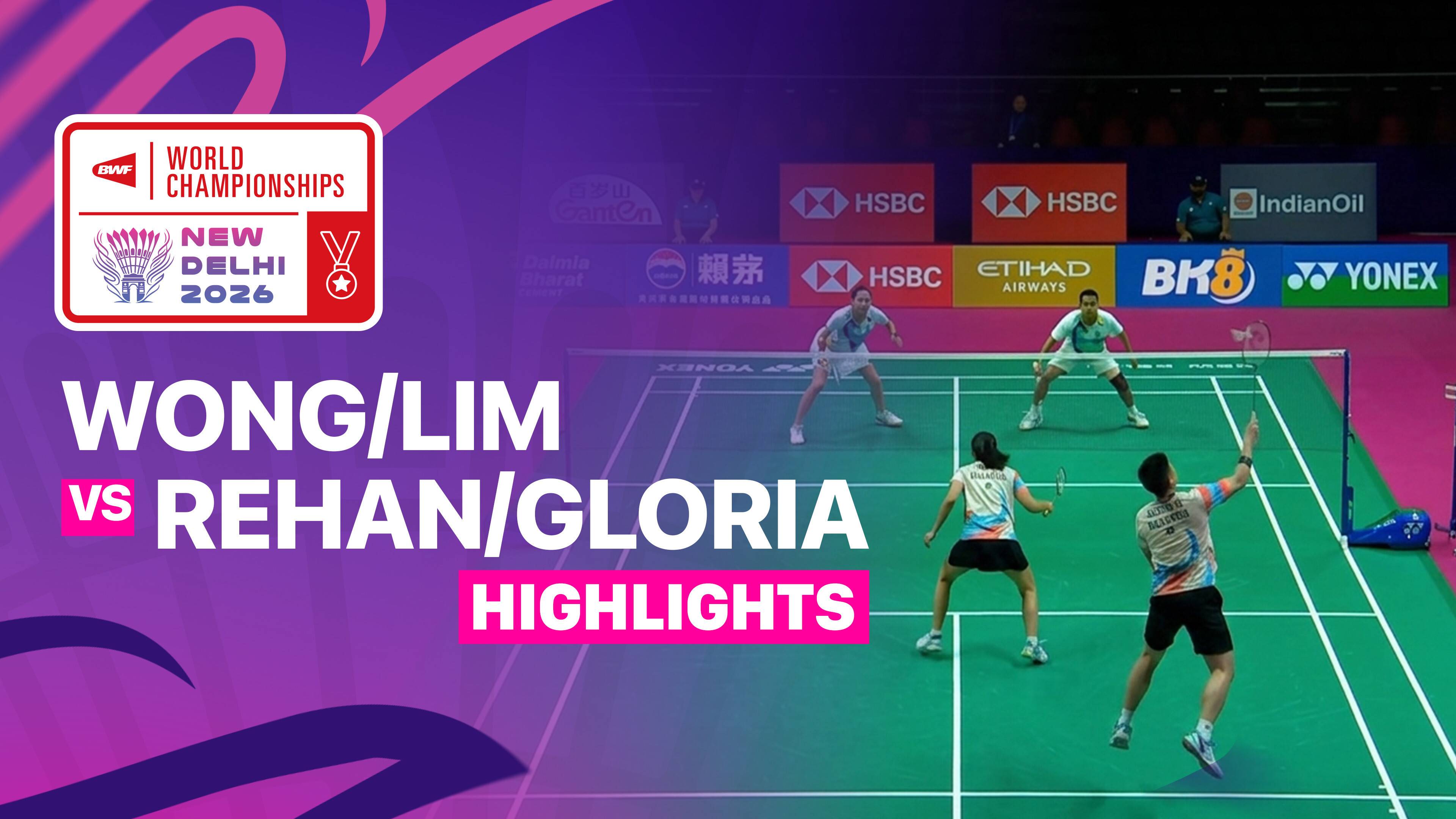 Wong Tien Ci/Lim Chiew Sien (MAS) vs Rehan Naufal Kusharjanto/Gloria Emanuelle Widjaja (INA) - Mixed Doubles Round of 64 | BWF World Championships 2026