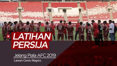 Mengintip Latihan Persija Jelang Hadapi Ceres-Negros di Piala AFC 2019