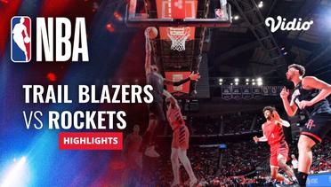 Portland Trail Blazers vs Houston Rockets - Highlights | NBA Regular Season 2023/24