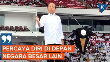 Saat Jokowi Peragakan Bersalaman dengan Joe Biden dan Xi Jinping