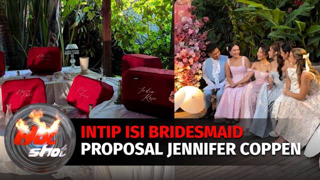 Isi Paket Kotak Proposal Jennifer Coppen dan Justin Hubner Jadi Sorotan | Hot Shot