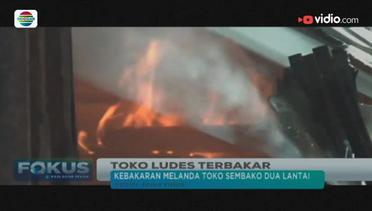 Toko Sembako Ludes Terbakar di Kediri - Fokus Pagi