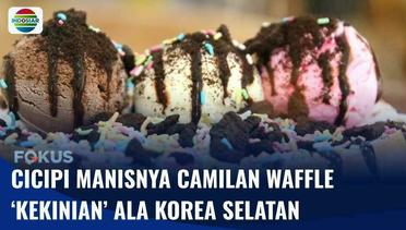Pencinta Makanan Manis Wajib Cicipi Waffle ‘Kekinian’ Ala Korea Selatan di Kelapa Gading | Fokus