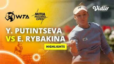 Quarterfinal: Yulia Putintseva vs Elena Rybakina - Highlights | WTA Mutua Madrid Open 2024