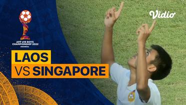 Mini Match - Laos vs Singapore | AFF U-19 Championship 2022
