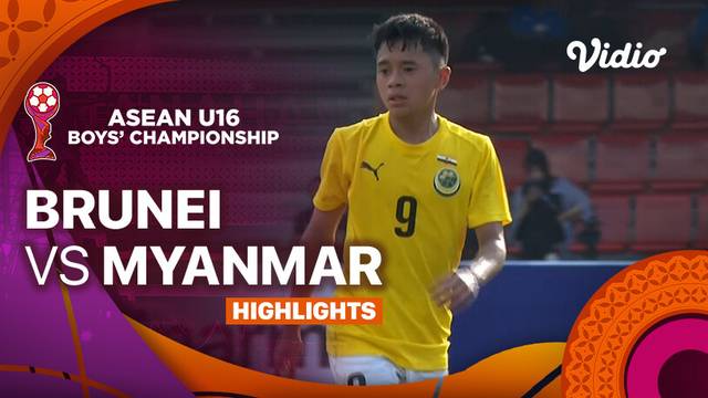 Brunei Darussalam vs Myanmar - Highlights | ASEAN U16 Boys Championships 2024