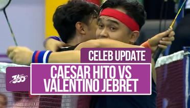 Perlawanan Tangguh Valentino Jebret vs Caesar Hito di Turnamen Olahraga Selebriti Indonesia (TOSI) Season 2