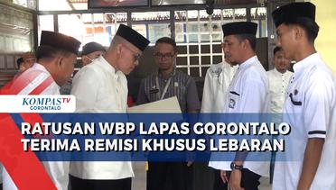 Ratusan Warga Binaan Lapas Kelas II A Kota Gorontalo Terima Remisi Khusus Lebaran