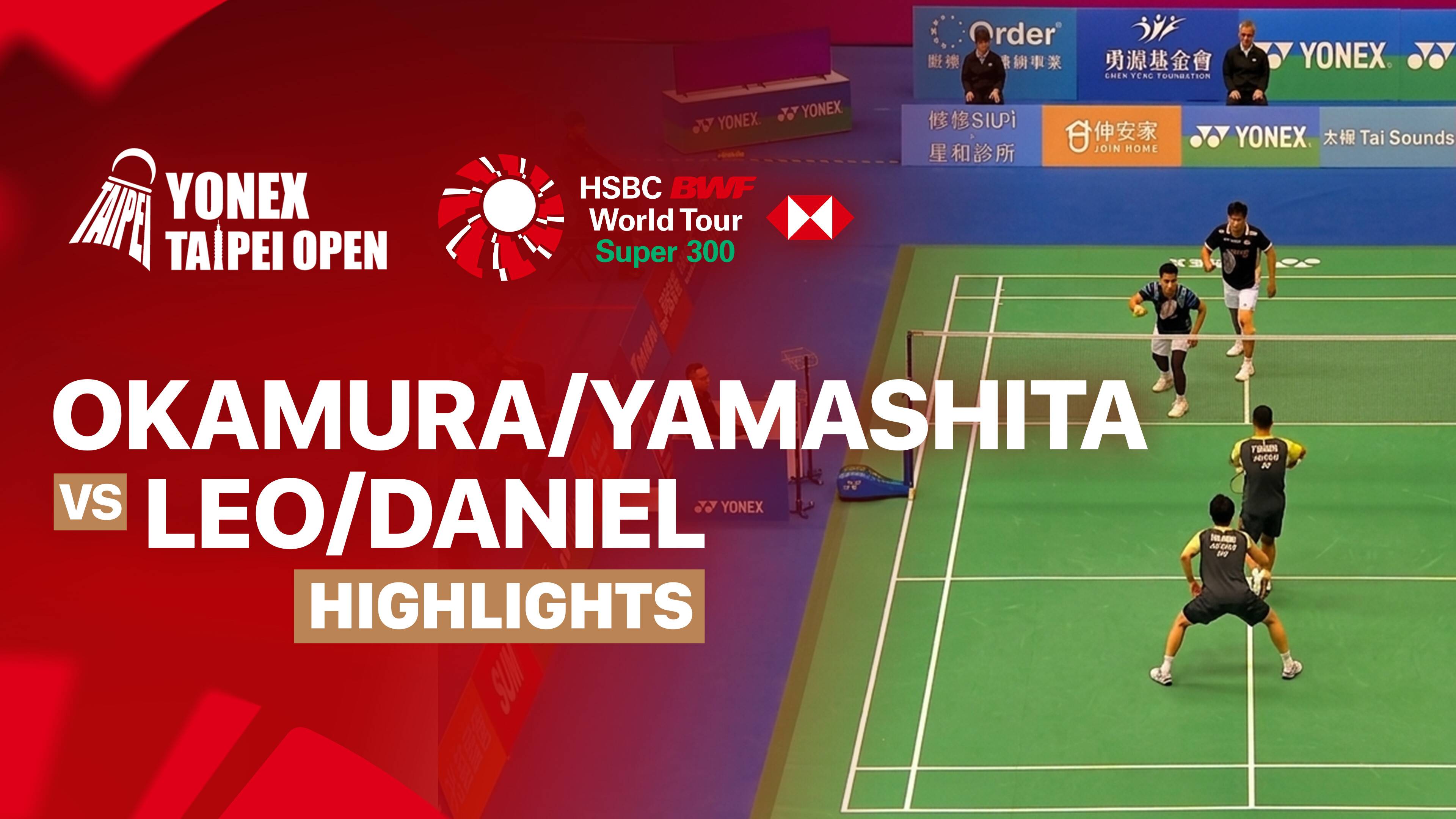 Hiroki Okamura/Kyohei Yamashita (JPN) vs Leo Rolly Carnando/Daniel Marthin (INA) - Men's Doubles Semi Finals | YONEX Taipei Open 2026