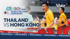 Highlights | Thailand 3 vs 1 Hong Kong | Asian Men's Volleyball Championship 2021