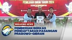 Pemberian Berkas Pendaftaran Prabowo Gibran