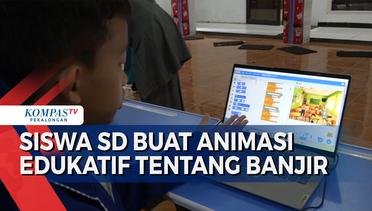 Siswa SD Hj. Isriati Baiturrahman 1 Semarang Ciptakan Animasi Edukatif tentang Banjir dan Rob