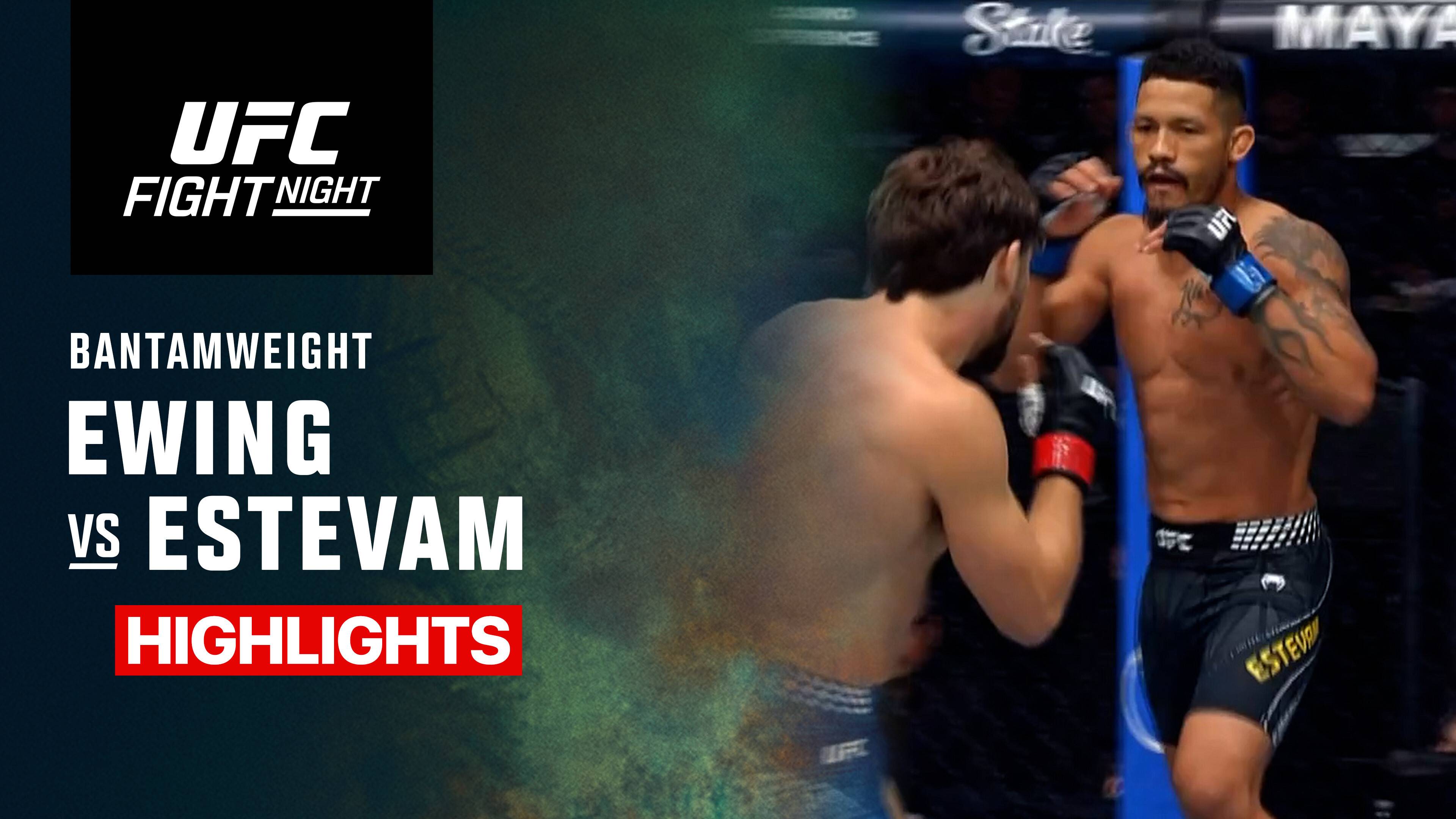 Ethyn Ewing vs Rafael Estevam - Bantamweight | UFC Fight Night