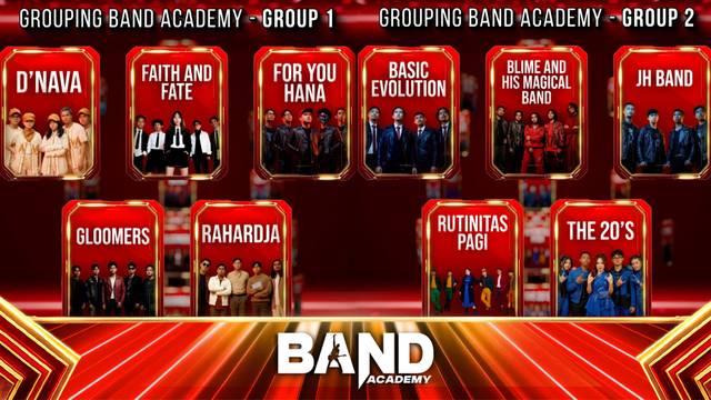Gak Sabar! Ini Dia Line Up Grouping Band Academy yang Akan Siap Tampil! | Band Academy
