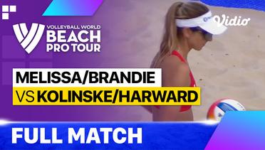 Full Match | Round 1: Melissa/Brandie (CAN) vs Kolinske/Harward (USA) | Beach Pro Tour - Challenge Jurmala, Latvia 2023