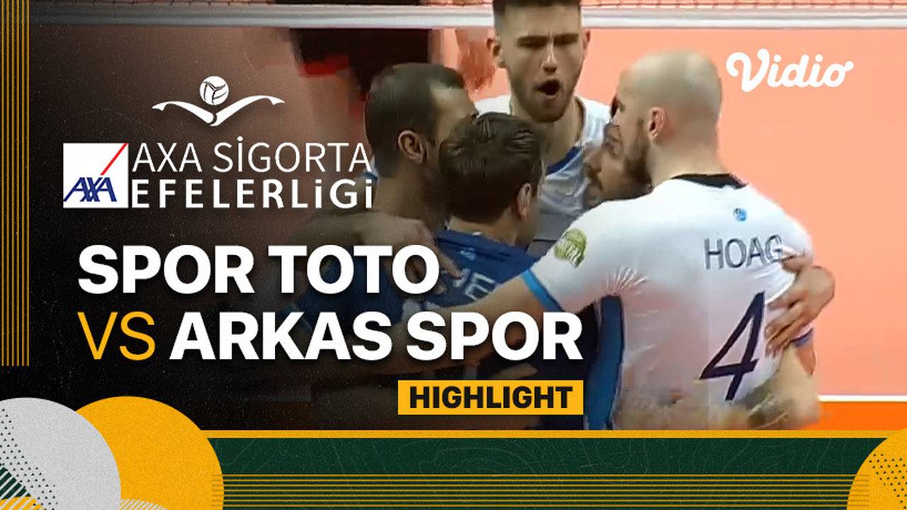 Highlights Spor Toto vs Arkas Spor Turkish Men's Volleyball League