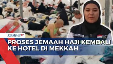 Usai Lempar Jumrah MIna, Jemaah Haji Indonesia  Mulai Kembali ke Hotel di Mekkah