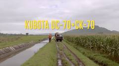 Panen Jagung & Padi dengan mesin traktor canggih - Kubota CK 70