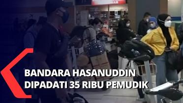 Bandara Hasanuddin Dipadati 35 Ribu Pemudik yang Menuju ke Berbagai Daerah di Pulau Jawa