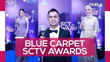 Keseruan Artis di Blue Carpet SCTV Awards 2023