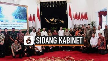 Sidang Kabinet Terakhir, Jokowi ‘Terima Kasih Semua Menteri’