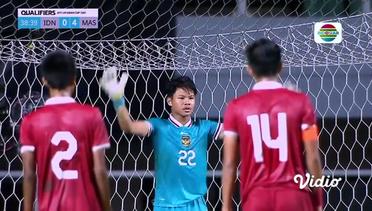 Gol!!! Tendangan Pinalti Wafiy (Mas) Sempat Terbaca Andrika (IDN) Namun Terlepas! 0-5 Malaysia Terus Cetak Gol! | Qualifiers AFC U17 Asian Cup Bahrain 2023