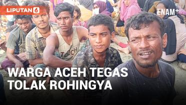 Ditolak, Imigran Rohingya Buka Tenda di Pantai