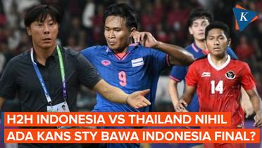 Rekor Pertemuan Timnas Vs Thailand Nihil, Mungkinkah STY Bawa Indonesia Lolos Final?
