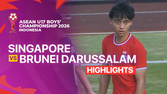 Singapore vs Brunei Darussalam - Highlight | ASEAN U17 Boys' Championship 2026