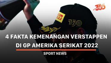 4 Fakta Kemenangan Verstappen di GP Amerika Serikat 2022