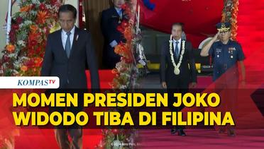 Momen Presiden Joko Widodo Tiba di Filipina Disambut Menlu hingga Para Dubes