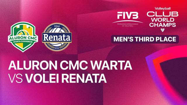 Third Place: Aluron CMC Warta Zawiercie vs Volei Renata - Full Match | FIVB Men's Volleyball Club World Championship 2025