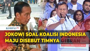 Jokowi Jawab di Depan Prabowo soal Koalisi Indonesia Maju Disebut Timnya