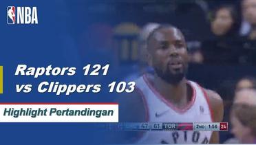 NBA I Cuplikan Pertandingan : Raptors 121 vs Clippers 103