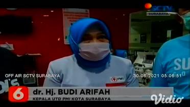 PMI Surabaya Kekurangan Stok Darah Plasma Konvalesen
