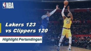 NBA I Cuplikan Hasil Pertandingan :  Lakers 123 vs Clippers 120