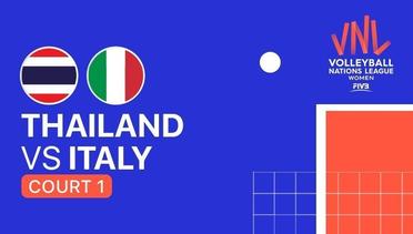 Full Match | VNL WOMEN'S - Thailand vs Italy | Volleyball Nations League 2021