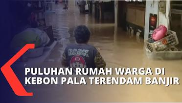 Imbas Luapan Kali Ciliwung, Puluhan Rumah Warga di Kebon Pala Direndam Banjir!