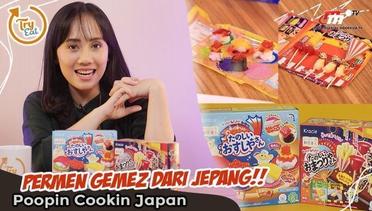 PERTAMA KALI Buat SUSHI Jepang dari Permen POPIN COOKIN Ini Sih Lucukk Banget Guys! | Try Eat