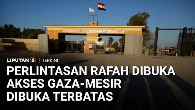 Perlintasan Rafah Kembali Dibuka Usai 1,5 Tahun Ditutup, Jadi Akses Utama Bantuan dan Warga Gaza