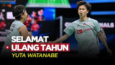 Yuta Watanabe Dapat Ucapan Selamat Ulang Tahun dari Pecinta Bulutangkis di Indonesia Open 2022