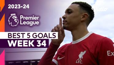 5 Gol Terbaik | Matchweek 34 | Premier League 2023/24