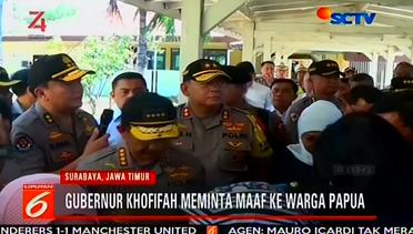 Gubernur Khofifah meminta maaf ke Warga Papua
