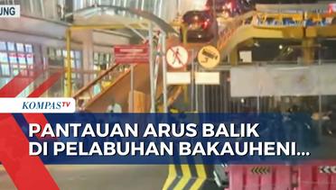 Arus Balik, Ada Penurunan Jumlah Kendaraan di Pelabuhan Bakauheni Lampung | 27 April 2023