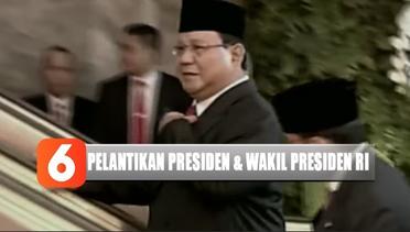 Jokowi-Ma'ruf Dilantik, Prabowo-Sandi Tiba di Gedung DPR - Pelantikan Presiden