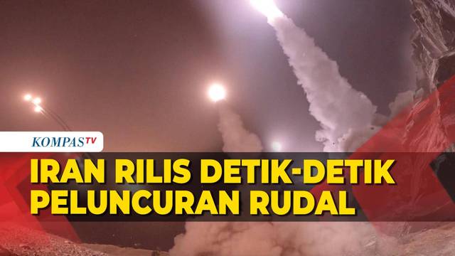 Militer Iran Rilis Detik-Detik Peluncuran Rudal Balistik ke Israel