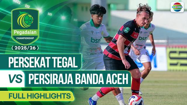 Persekat Tegal VS Persiraja Banda Aceh - Full Highlights | Pegadaian Championship 2025/26