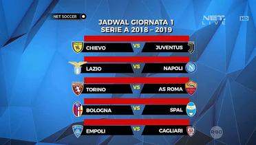 Jadwal Serie A Musim 2018/2019 Resmi Dirilis